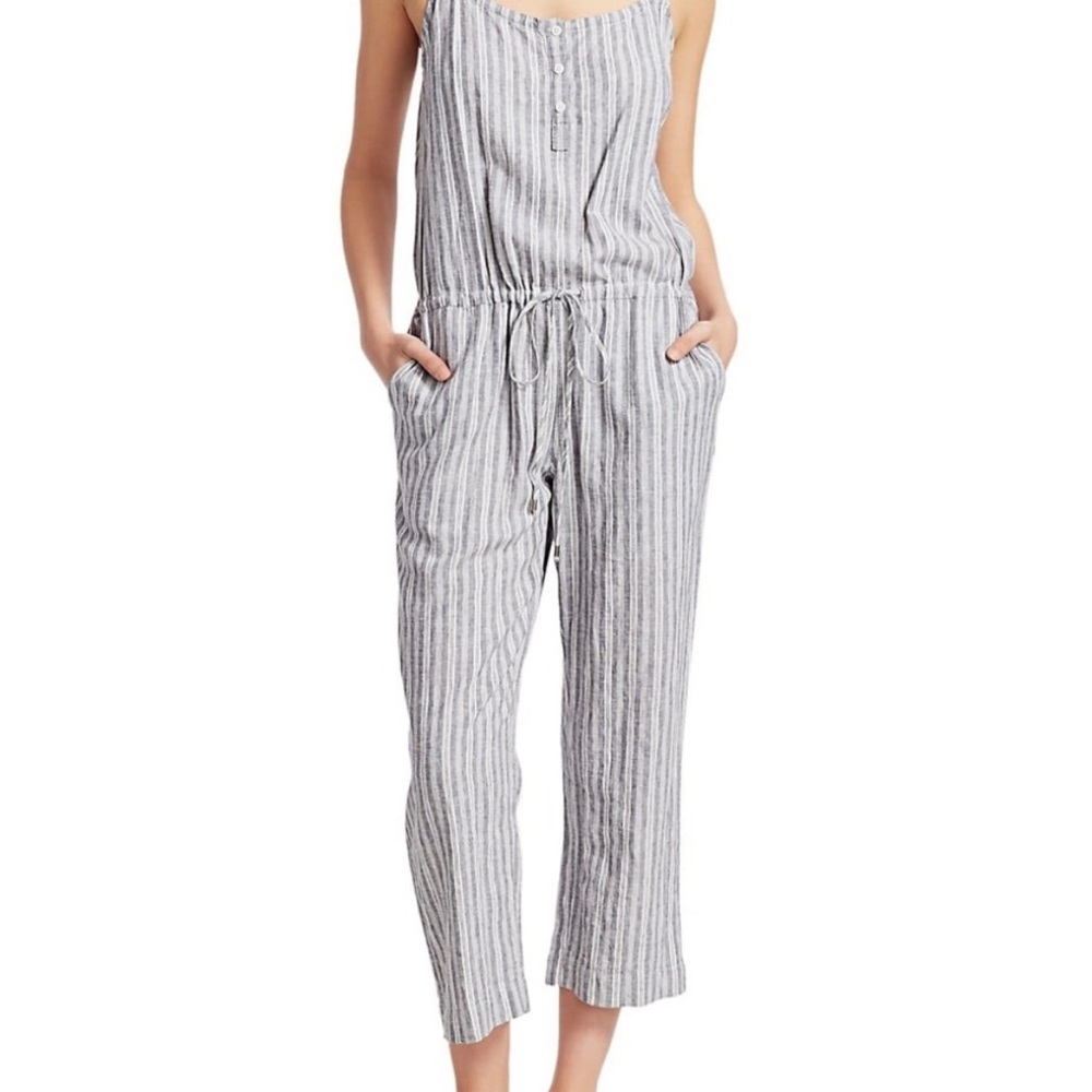 Rails Brooklyn Stripe Sleeveless Jumpsuit Small
